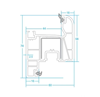 پروفیل لنگه پنجره
