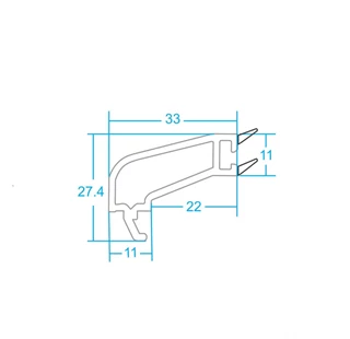 پروفیل زهوار تک جداره