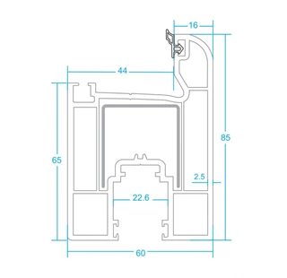 پروفیل بازشو کشویی